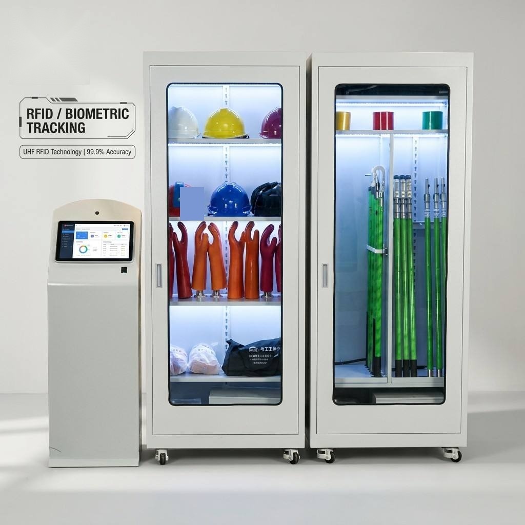 Smart RFID Tool Cabinet with Face Recognition Access