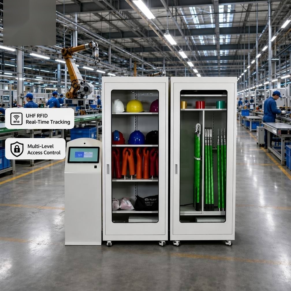 Smart RFID Tool Tracking Cabinet for HV Switchgear & Substations