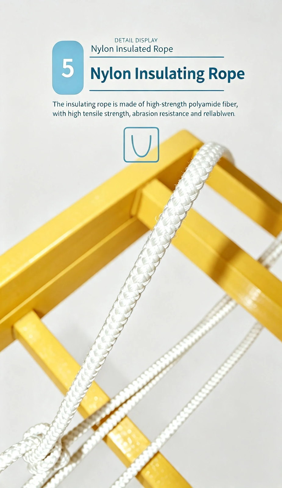 3 m FRP Insulated Folding Step Ladder (A-Frame) detail 5
