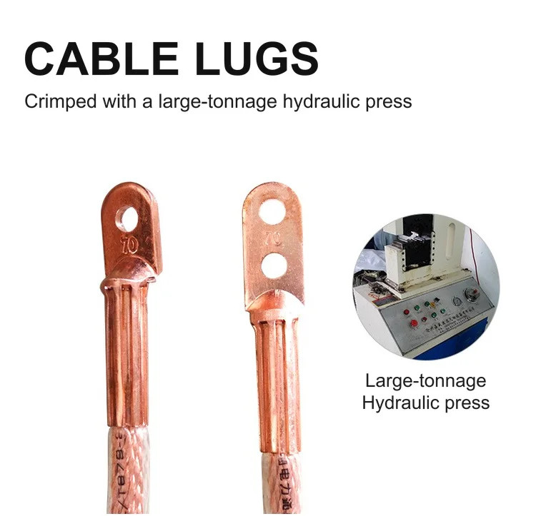 Transparent PVC Sheath Soft Copper Grounding Wire 2.5-10 mm² detail 6