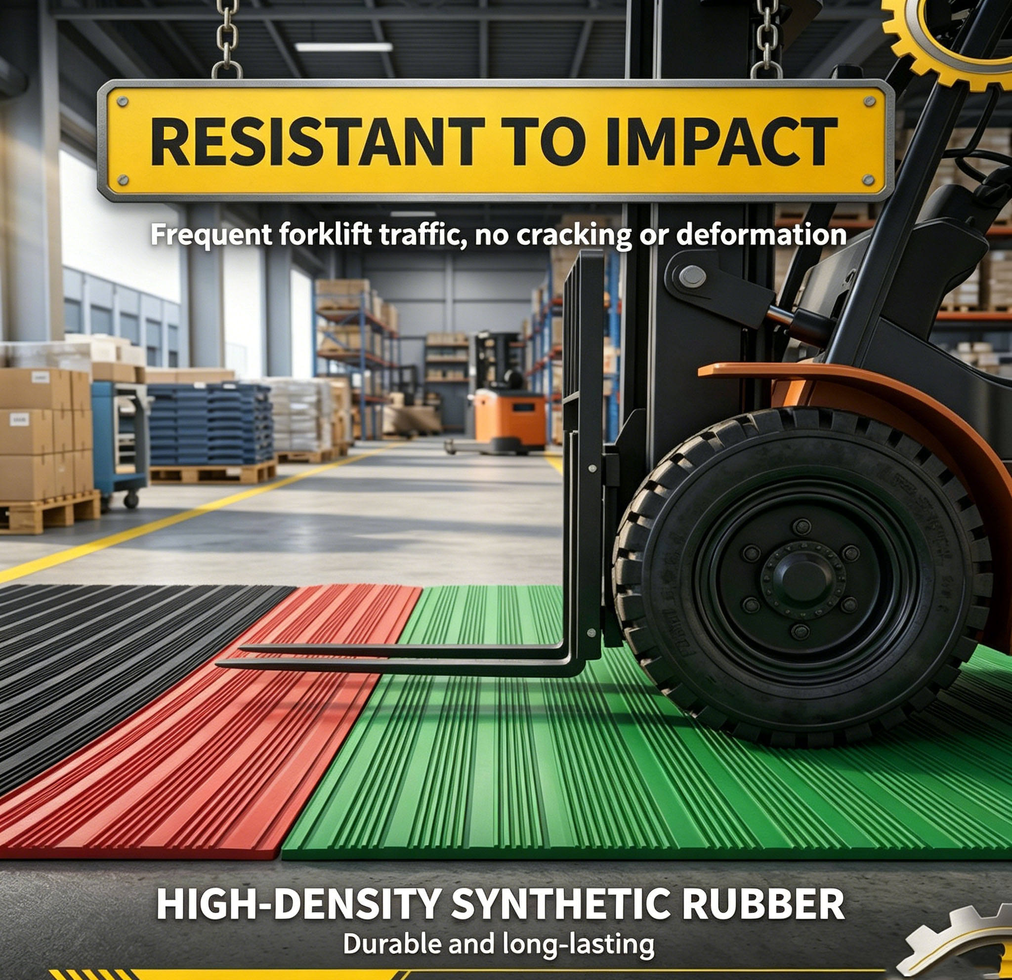 ESD Anti-Static + HV Dual-Protection Mat detail 2