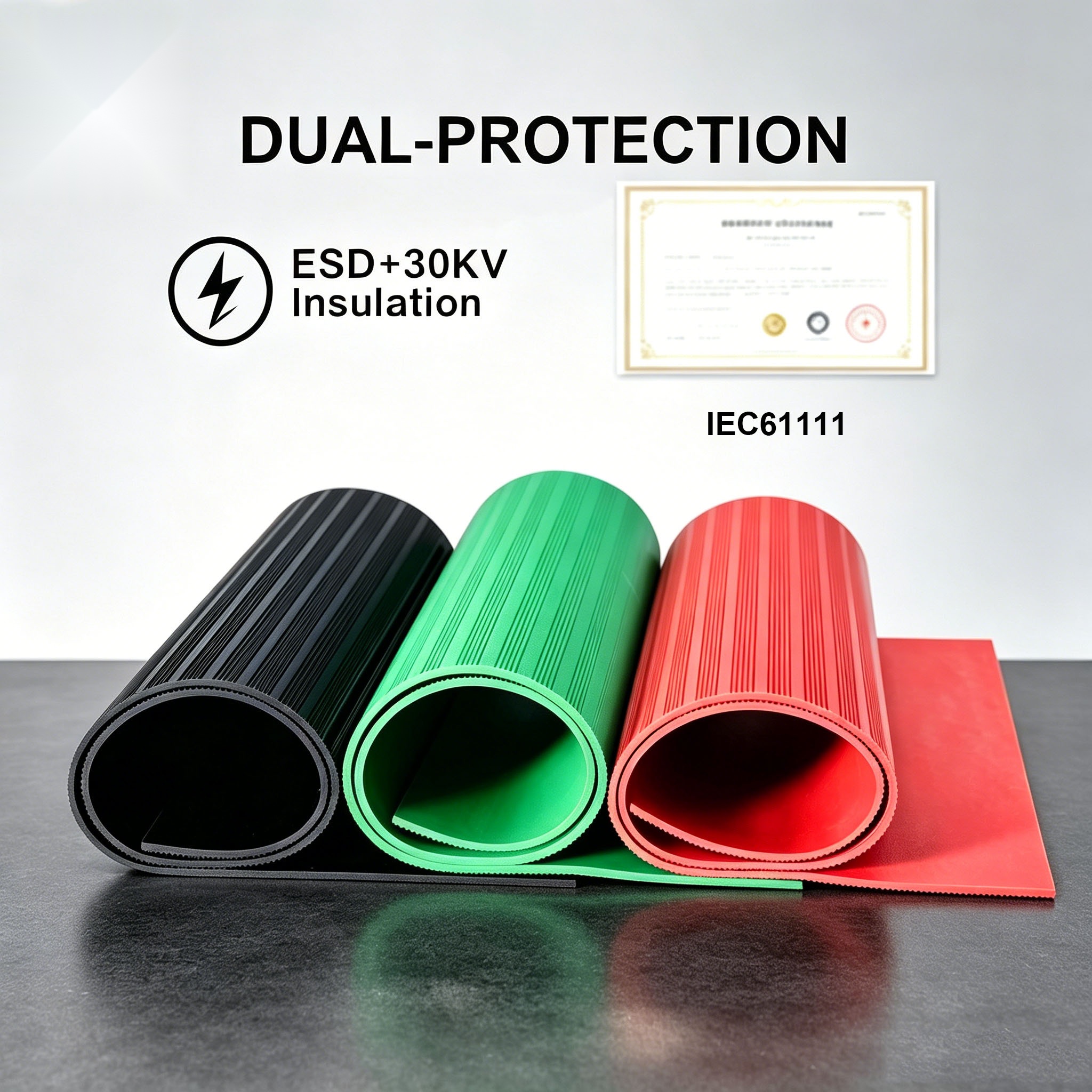 ESD Anti-Static + HV Dual-Protection Mat detail 3