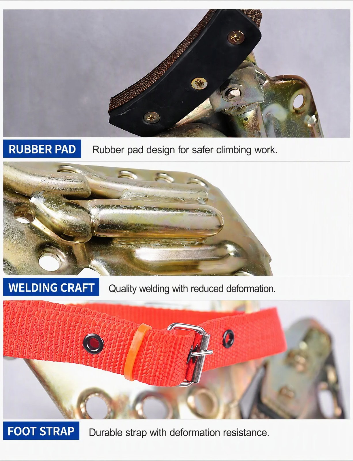 Adjustable Pole Climbing Shoes detail 5