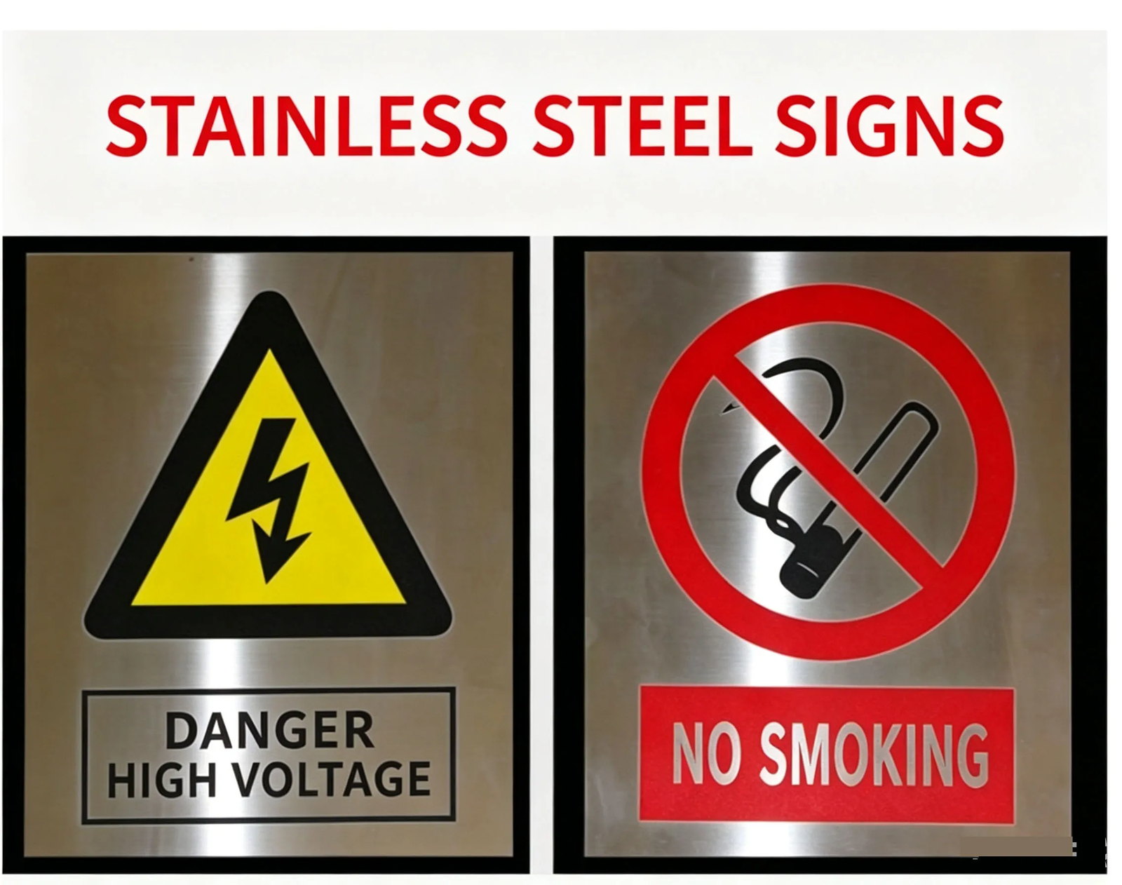 Custom Substation Warning Signs — 0.8-3.0 mm Thickness & Stainless Steel Options detail 3