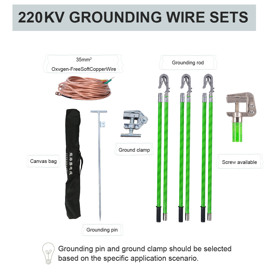 110 kV Earth Rod & 3-Phase Short-Circuit Ground Wire Set detail 4