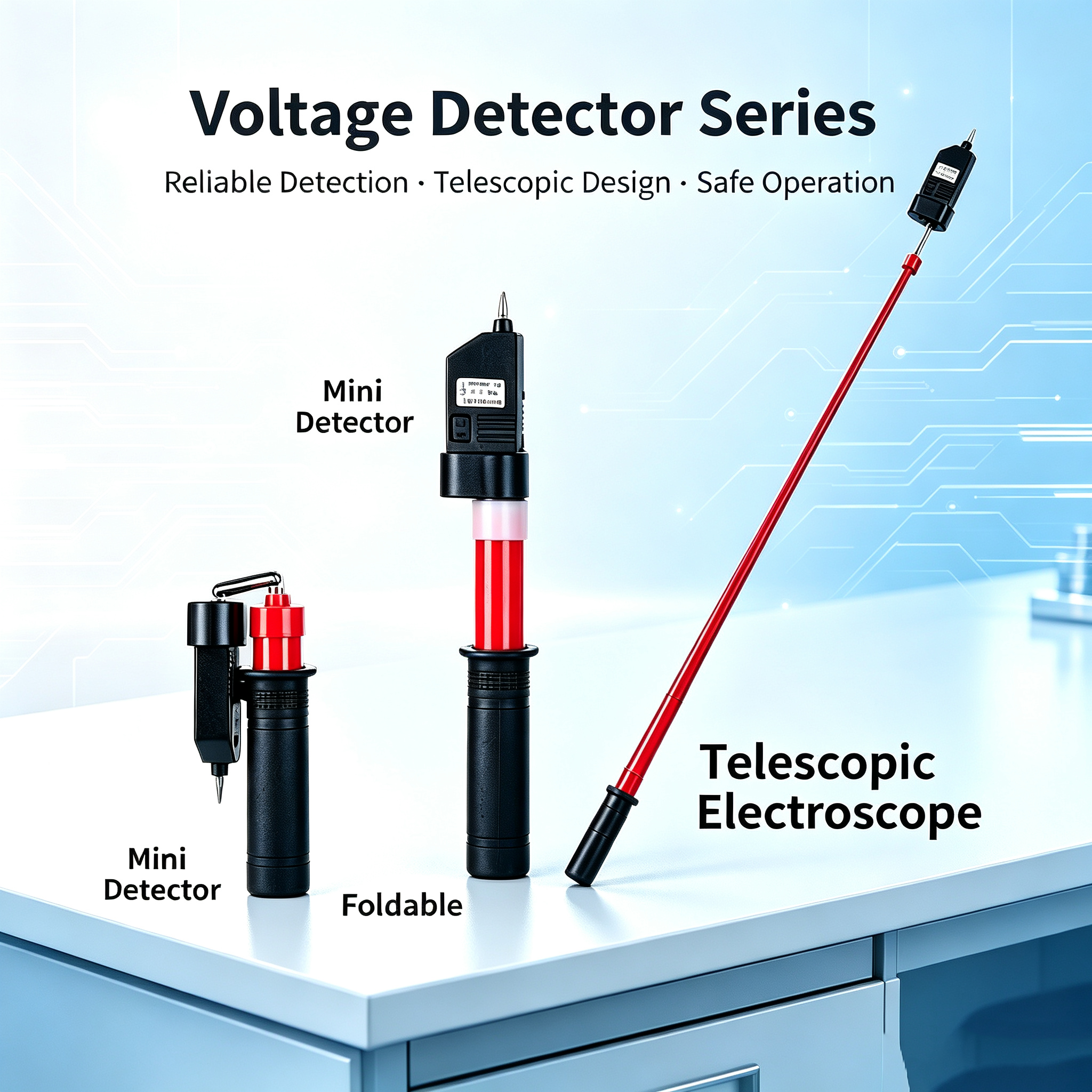 Fiberglass Telescopic HV Detector detail 5