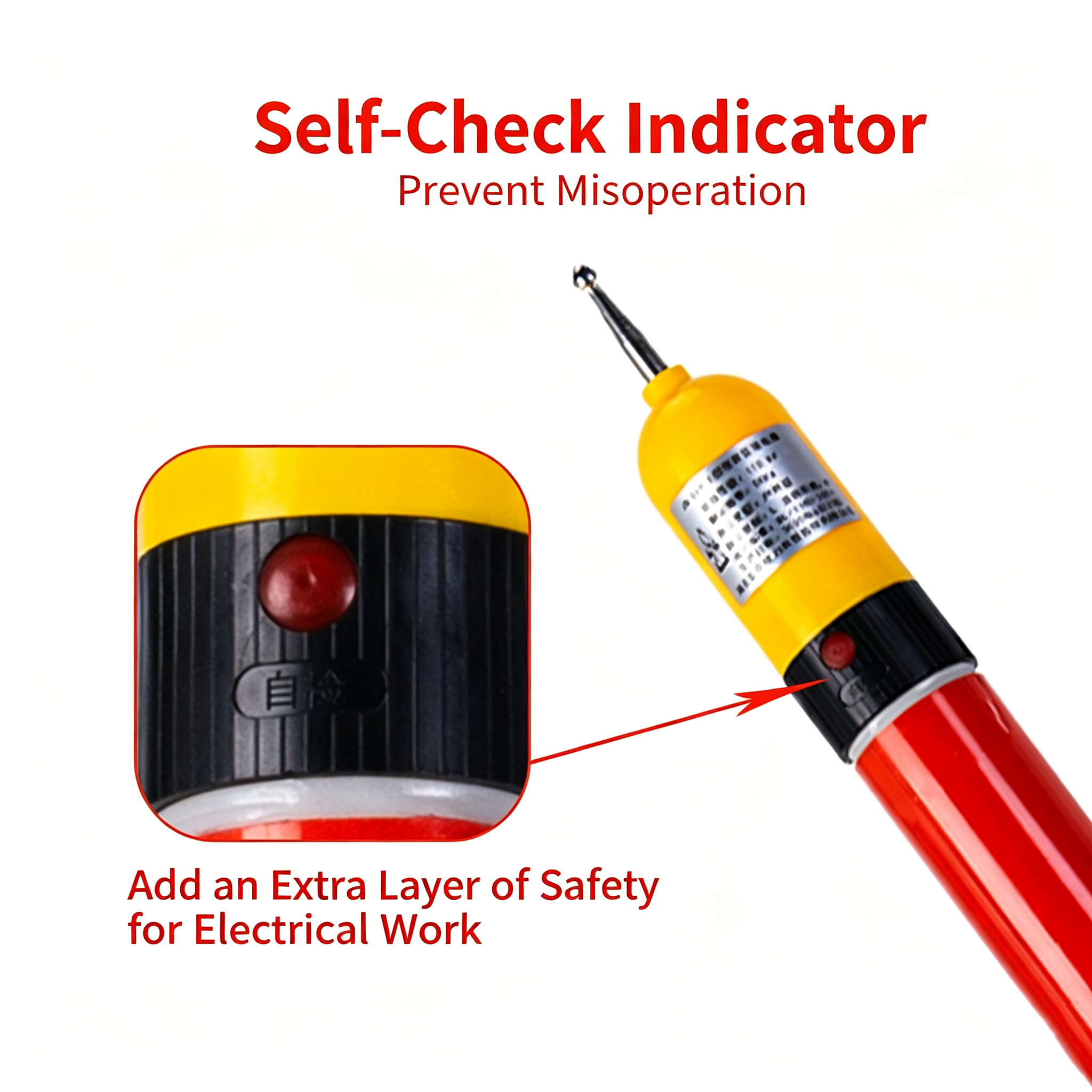Fiberglass Telescopic HV Detector detail 6