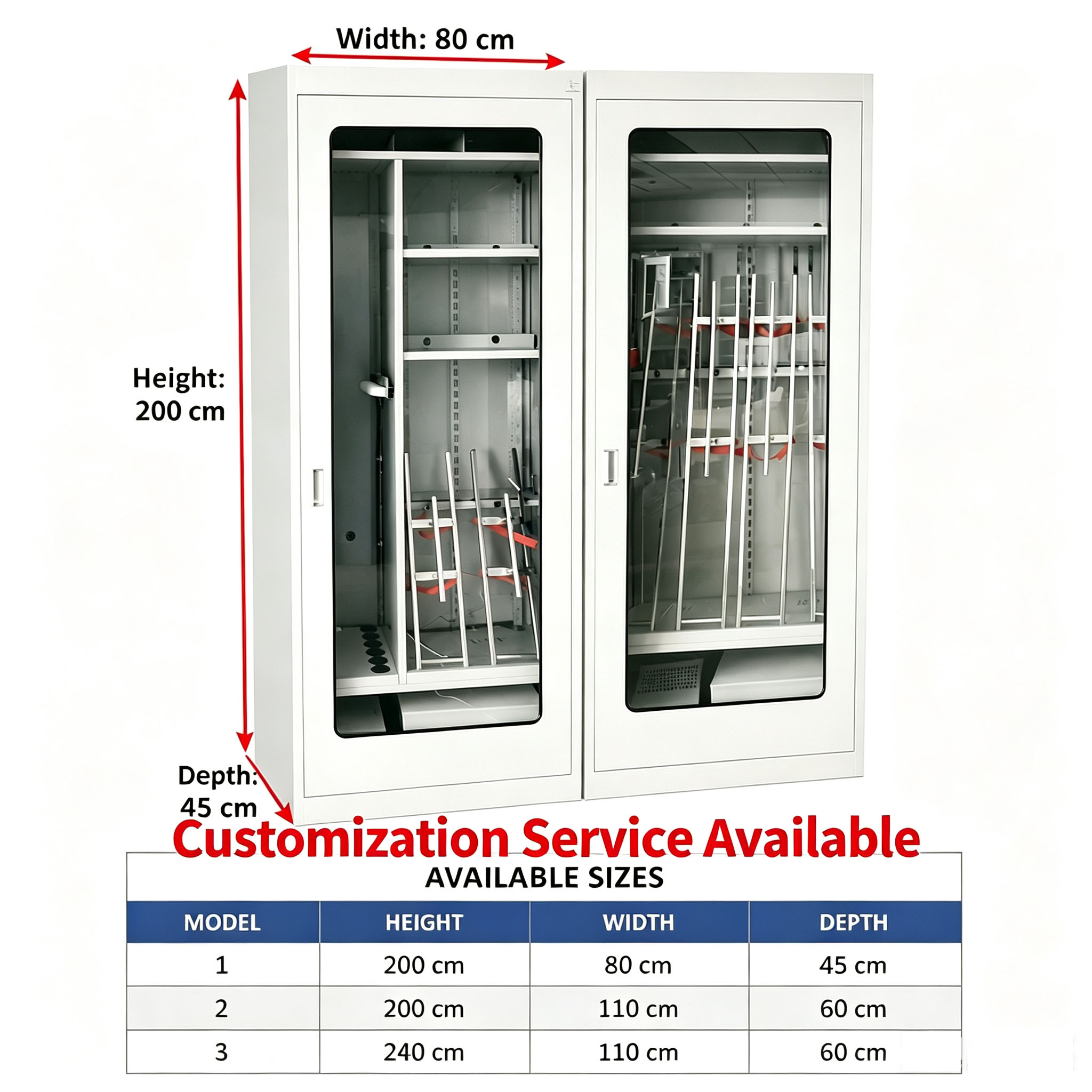 Smart RFID Tool Cabinet with Face Recognition Access detail 7