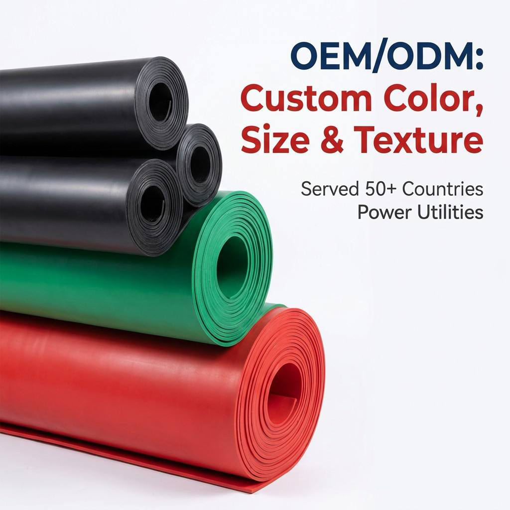 IEC 61111 Standard Insulating Mat 10 kV / 35 kV detail 1
