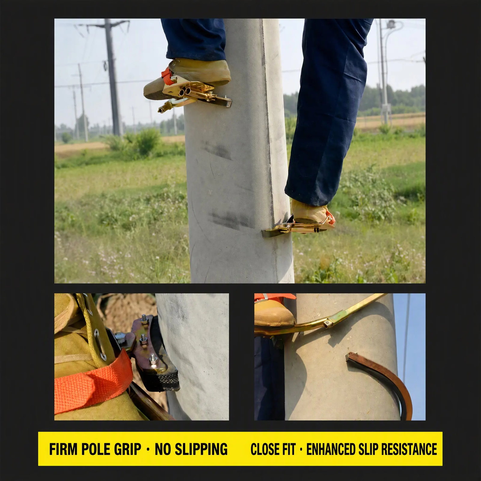 Adjustable Pole Climbing Shoes detail 7
