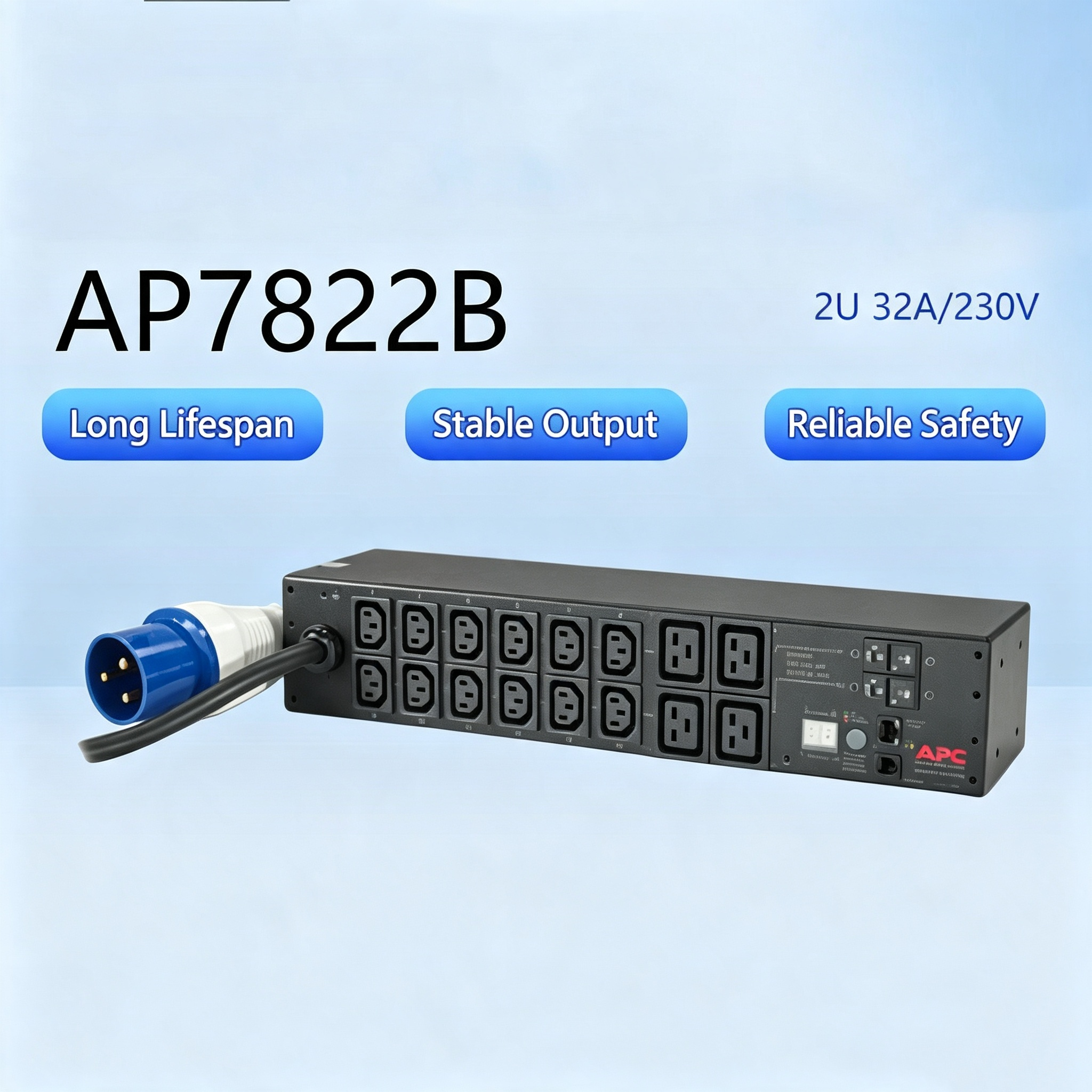 AP7922B Rack PDU (Switched, 2U, 32A, 230V, 16×C13) detail 5