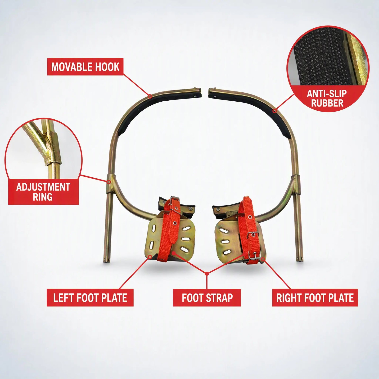 Adjustable Pole Climbing Shoes detail 4
