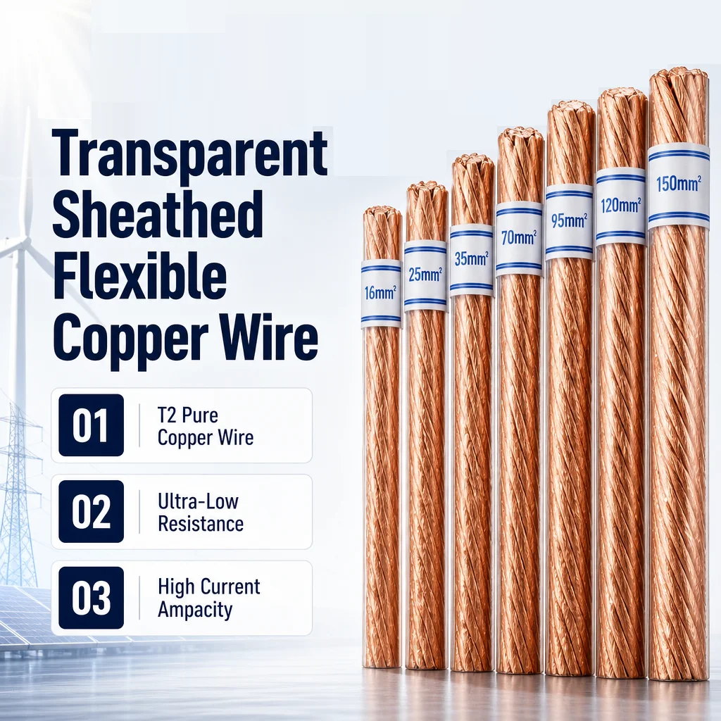 PVC Insulated Stranded Copper Grounding Wire 16–150 mm² detail 2