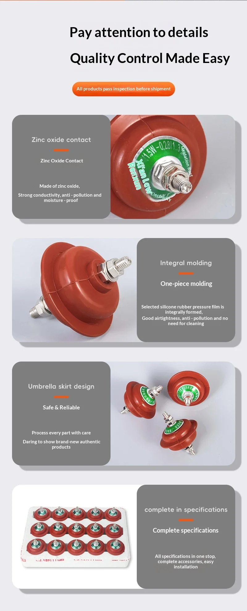 Low-Voltage Zinc Oxide Surge Arrester HY 15W-05/26 detail 4