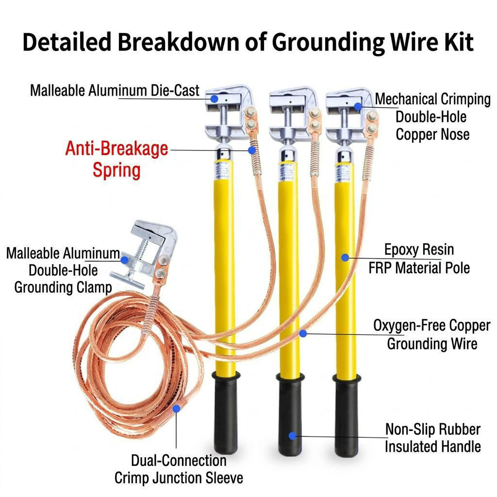 IEC 61230 110 kV Portable Grounding Kit